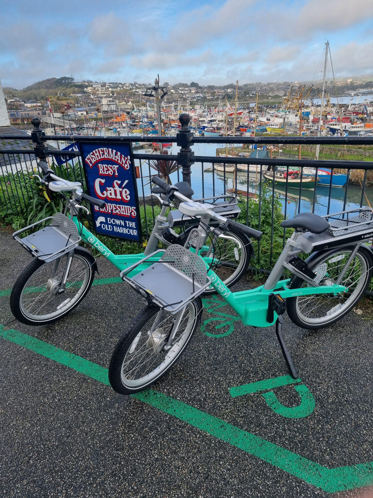 Beryl Bike Rack RideOn Are Working in Partnership with Beryl to support E-Bike Hire in