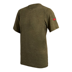 Airtex Short Sleeve Shirt - Heather Burned Olive